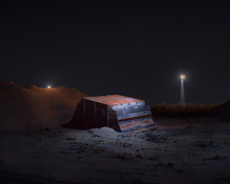Illustration for article titled These Ethereal Night Scenes Are Lit From Above By a Drone